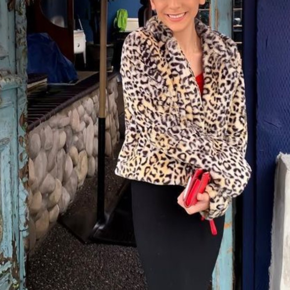 Cheetah fur jacket. Bratz doll vibes.